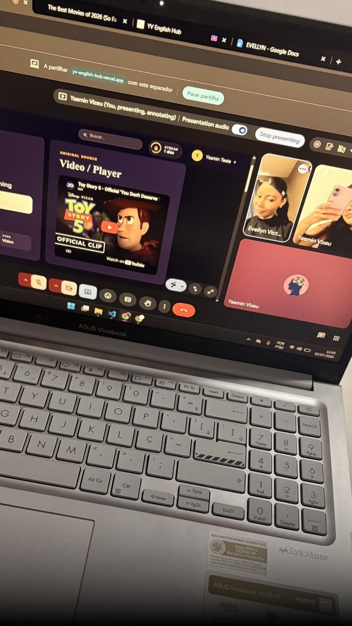 Aula de Inglês YV
